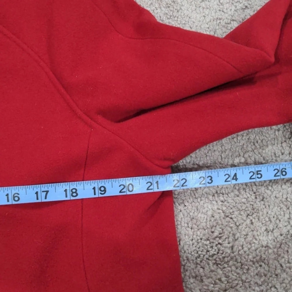 Harve Bernard wool cashmere blend red blazer SIZE 16 - Picture 9 of 11